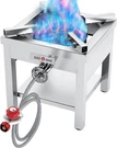 Gasone Stainless Steel Propane Burner Cooker With Regulator Braided. Fixed Price $225.98.