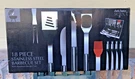 Chefs Basics Select 18 Piece Stainless Steel Bbq Set Aluminum Case *new*. Fixed Price $26.99.