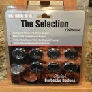 Mr. Bar-b-q The Selection Collection Stylish Meat Barbecue Badges Set Of 8. Fixed Price $8.00.