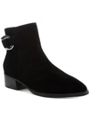 Steven Womens Black Snake Ringer Round Toe Block Heel Leather Booties 6.5. Fixed Price $36.99.
