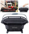 Portable Charcoal Grill And Tabletop Cast Iron Skillet Japanese Hibachi. Fixed Price $99.99.