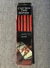 Cast Iron Twig Skewers Charcoal Companion Reusable Grilling Bbq Set Of 4. Fixed Price $18.00.